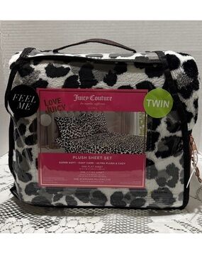 Plush Leopard Print Juicy Couture Bedding